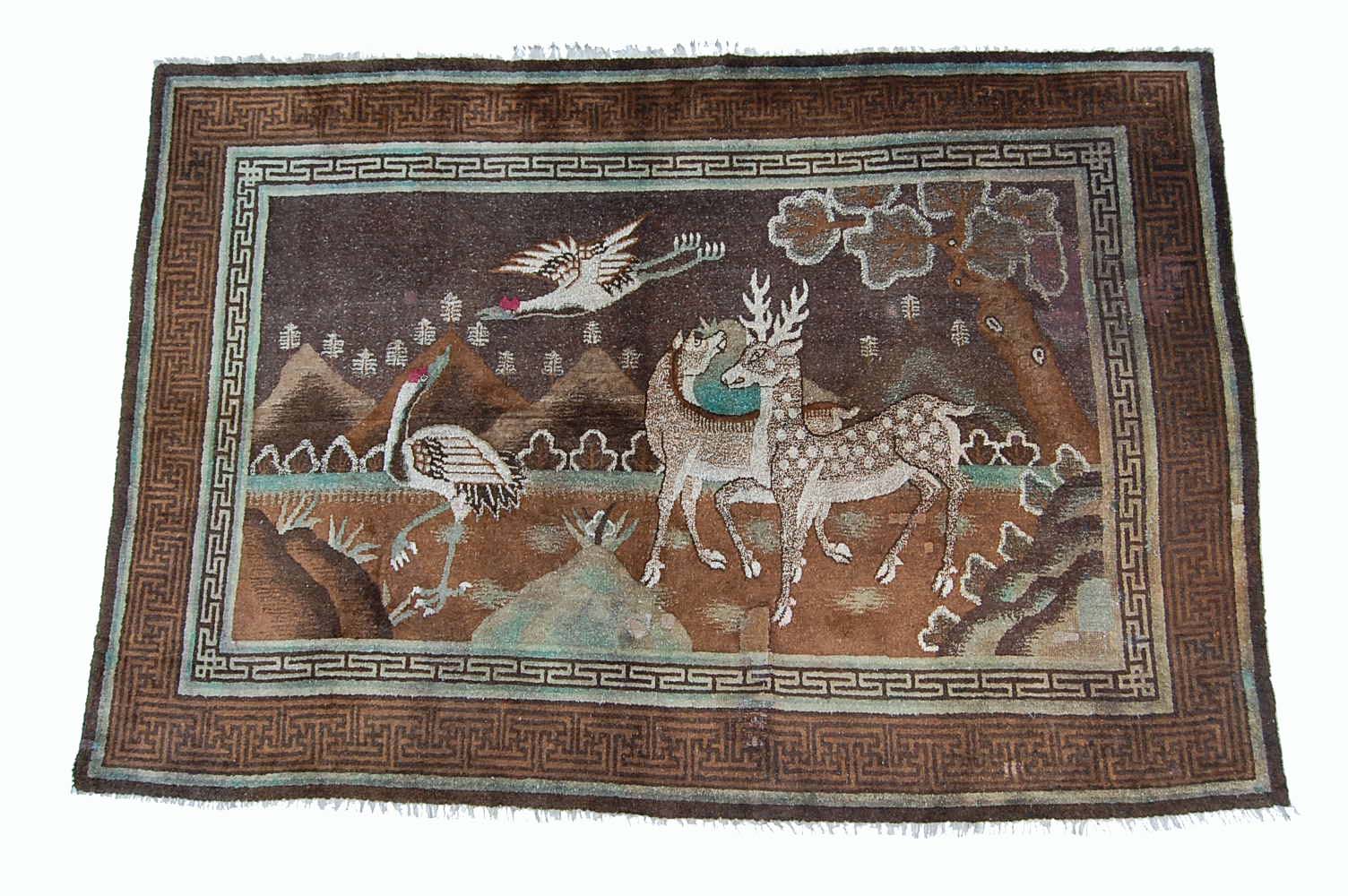Antik China Tier MotivTeppich 243×166 Orientteppich rug Antik China Tier MotivTeppich 243×166 Orientteppich rug
